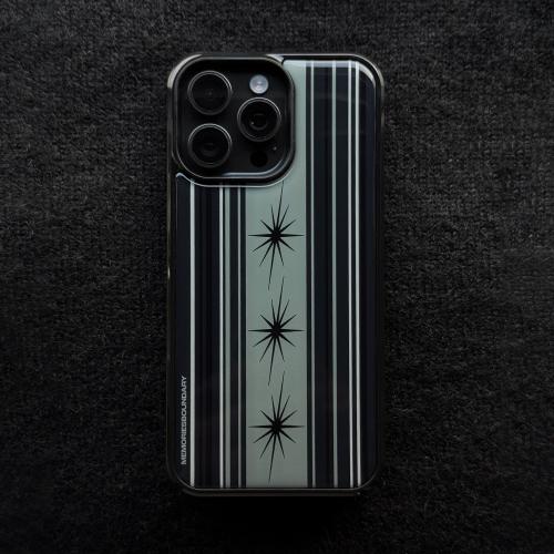 D.O.S Stripe Phone Case (Deep Sage Green)