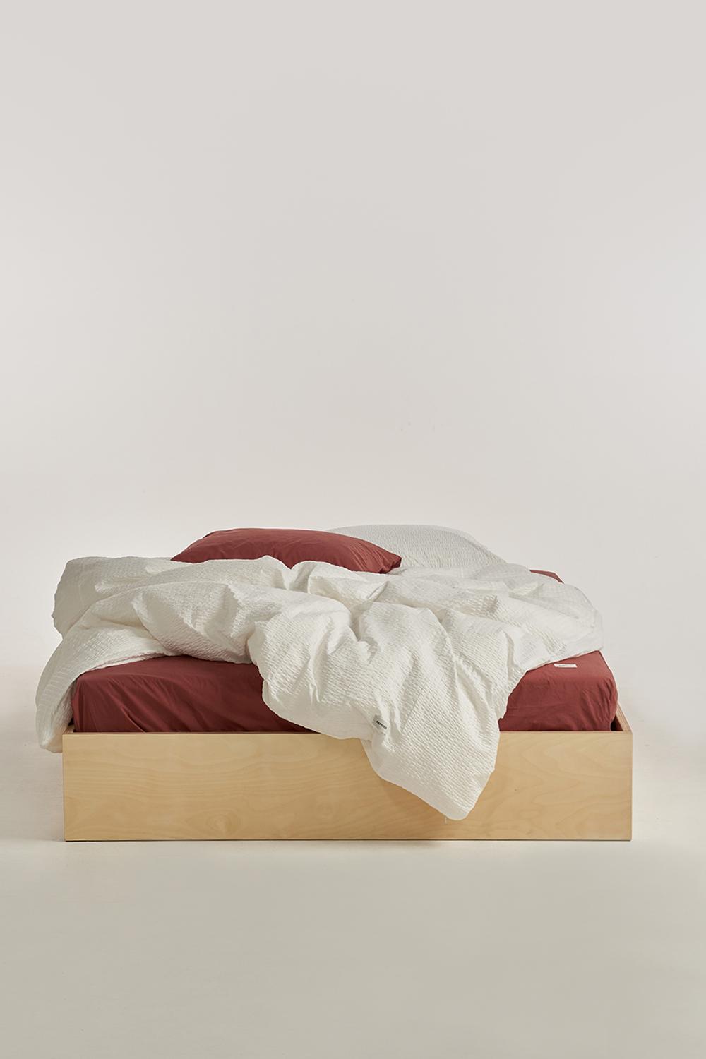 Cream White Ripple Duvet Cover