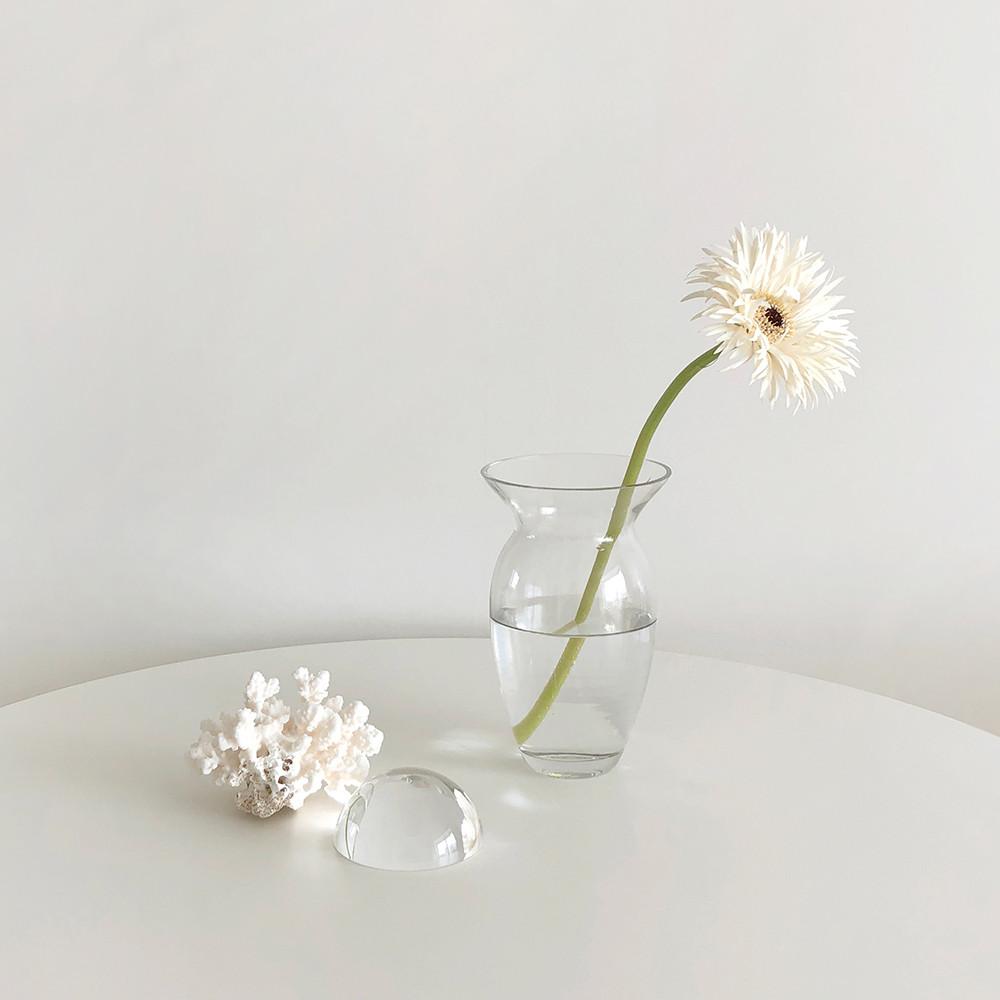라인 유리 화병 인테리어 꽃병 A