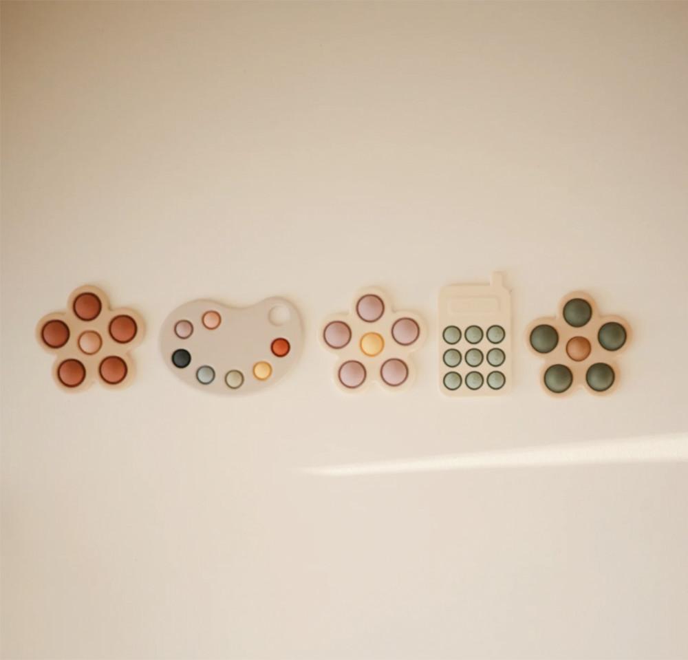 무쉬 프레스 토이 푸쉬팝 팝잇 소근육발달 돌아기장난감