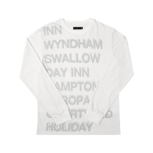 HIGHWAY INN L/S TEE (WHITE/BLACK)