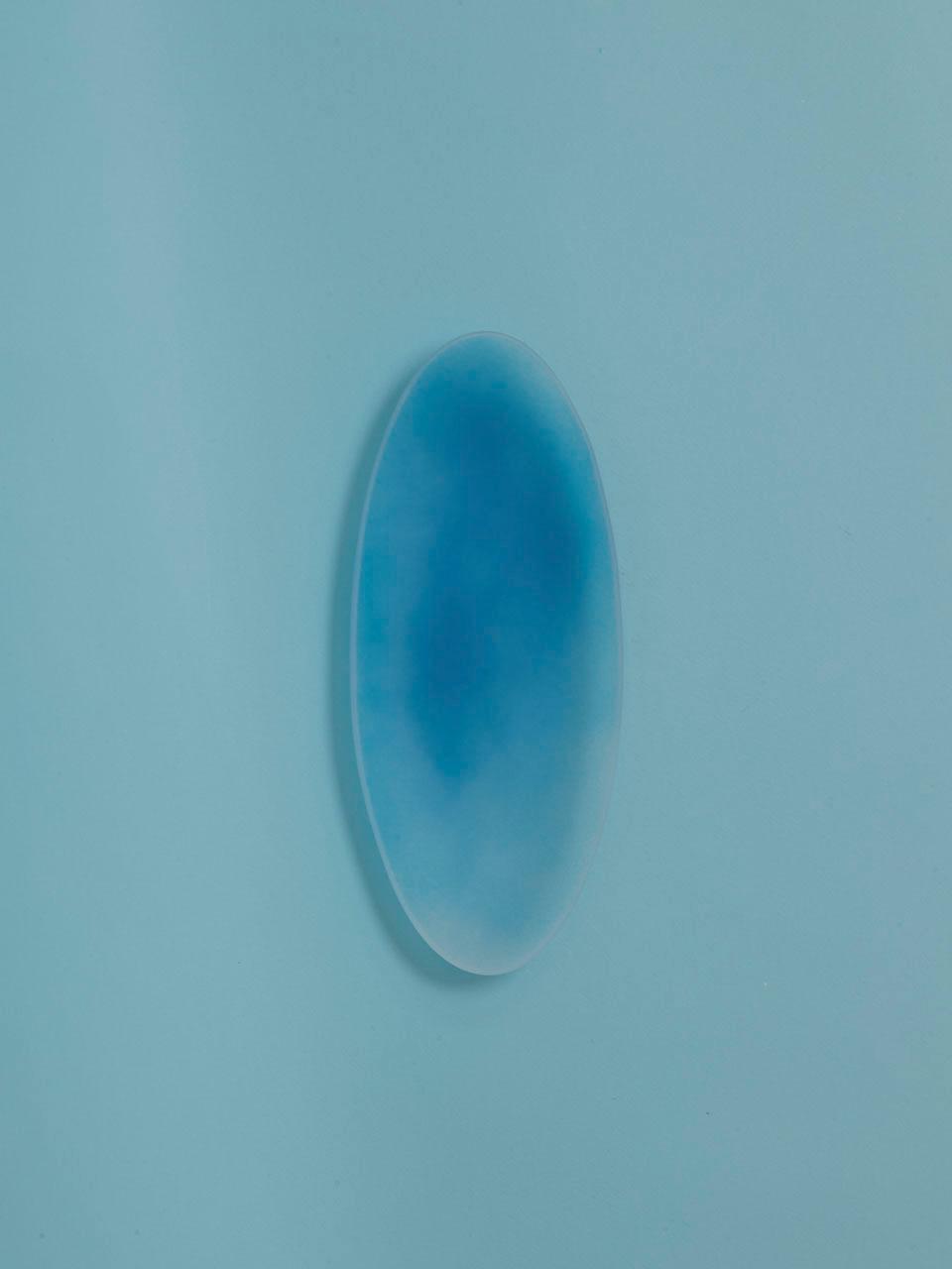 [오유글라스워크] 매트 파우더리 롱 플레이트 (aqua blue)