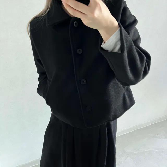 카라 숏코트 자켓 (4color)