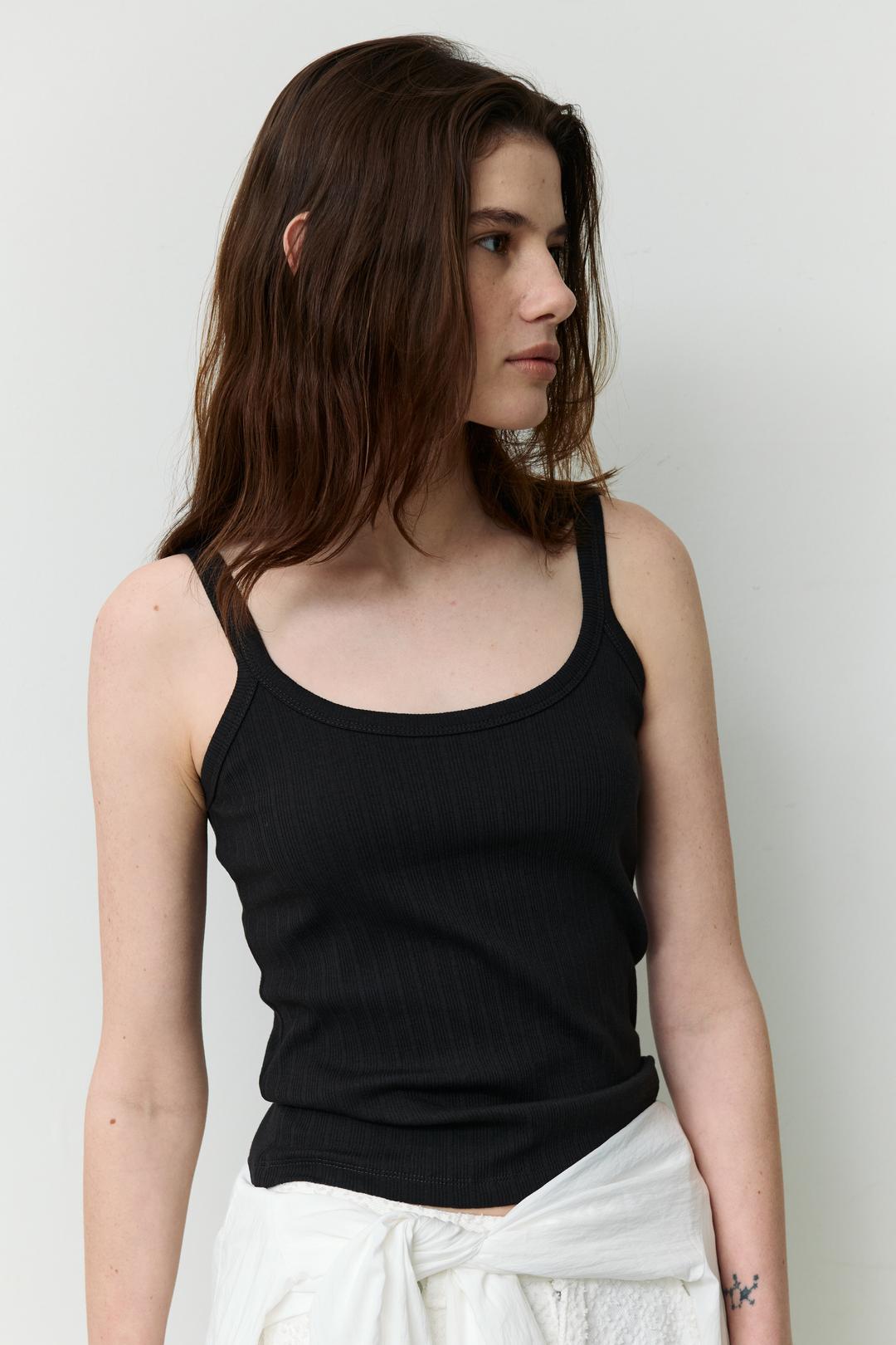 Belle rib sleeveless (5 colors)