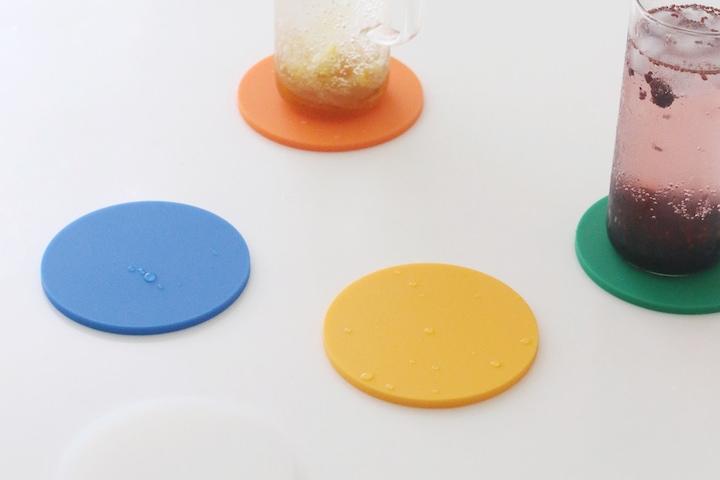 오티 비비드 실리콘 코스터 컵받침