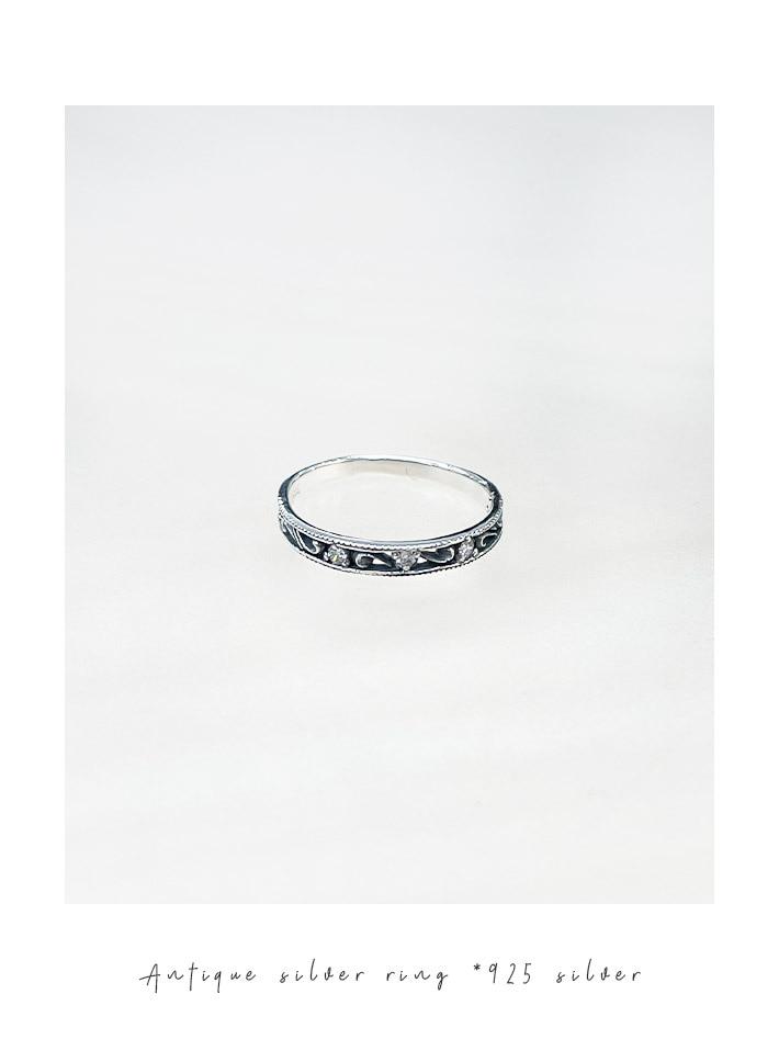 Antique silver ring *925 silver