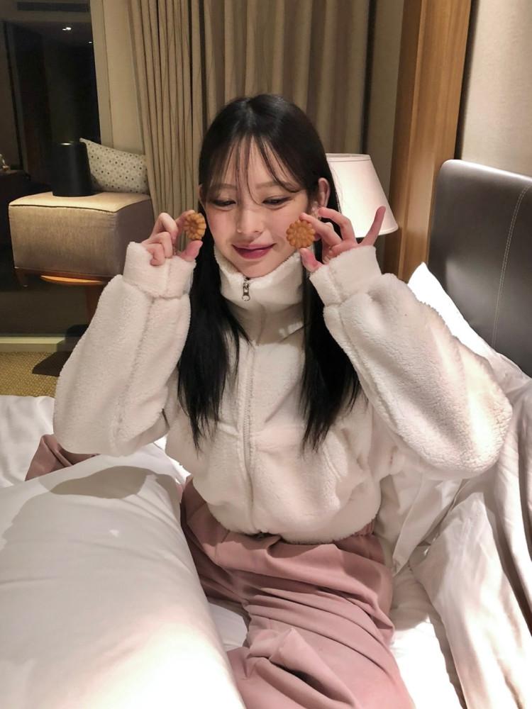 Mito zip-up 미토 집업 뽀글이 양털 숏 크롭 밍크