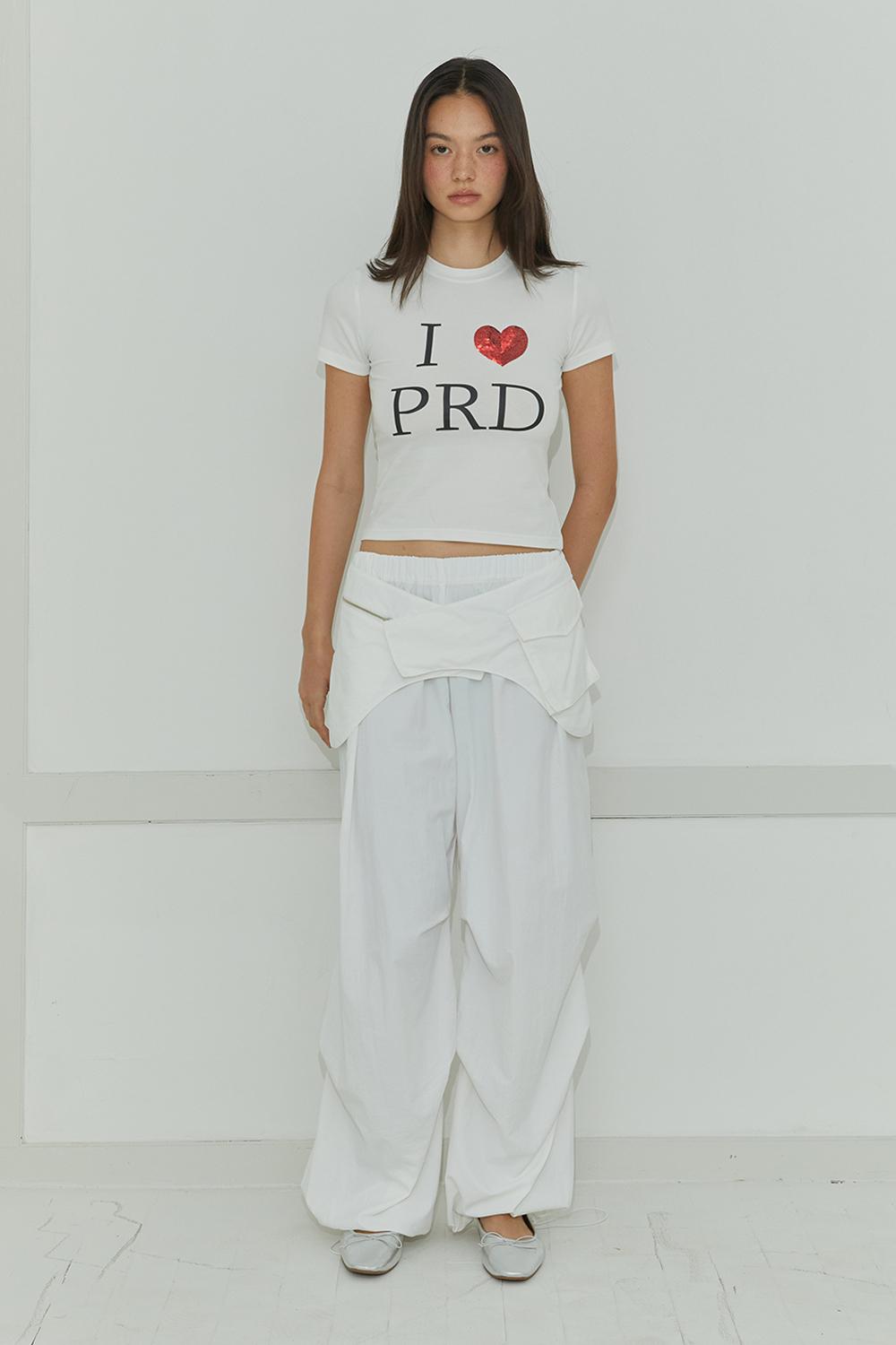 BELT LAYER PANTS / IVORY