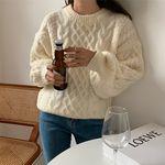 솜솜 케이블 울 니트(베스트재진행)