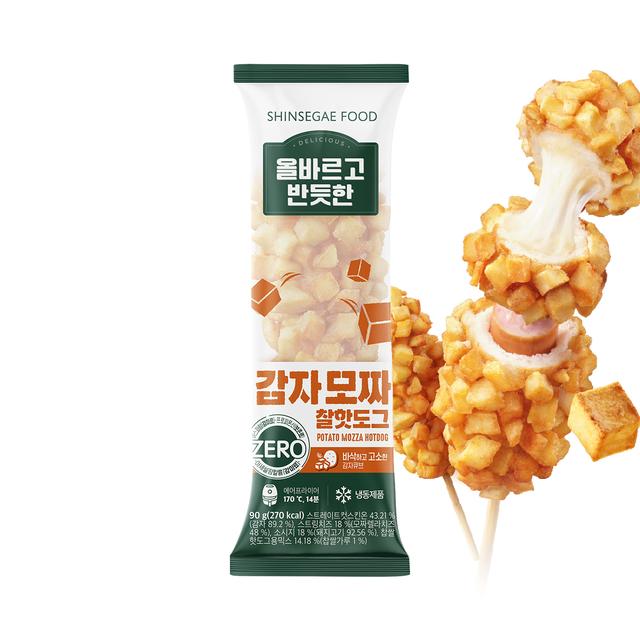 [도착보장] 올바르고 반듯한 감자모짜 핫도그 90g 18봉 외 치즈 크런치 찹쌀 인기 아이간식 올반