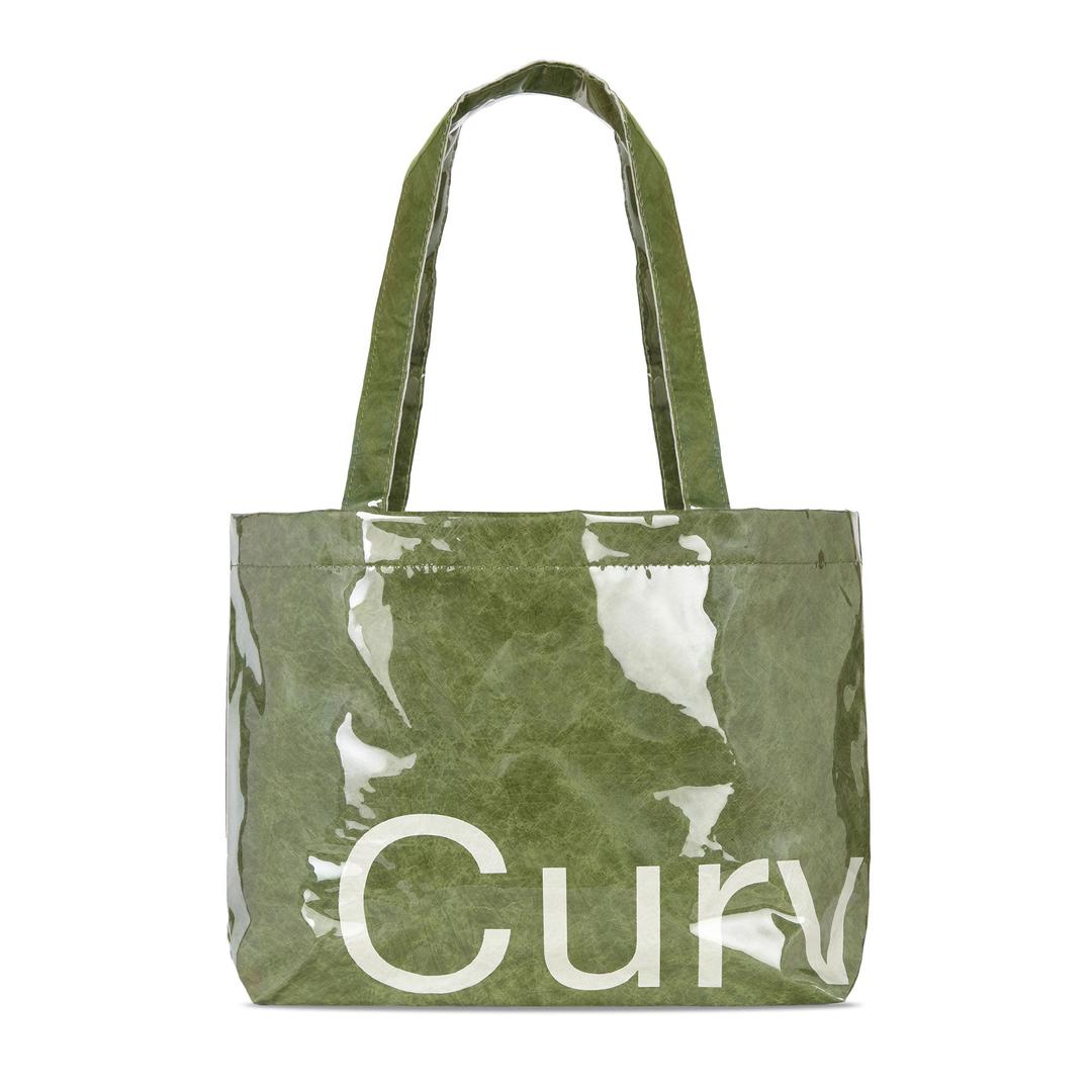 Small Olive Curves Tyvek Tote