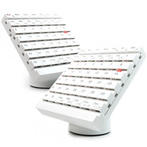 DIY 화이트 퍼즐 블록 만년 캘린더 탁상용 달력