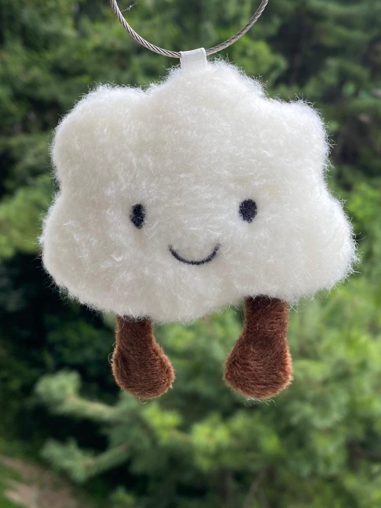 뭉실뭉실 구름키링 가방고리 가방장식 귀여운키링