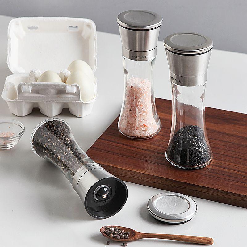 TDY 홈카페 후추 소금 참깨 그라인더 웨이브180ml(3style) - 우리의식탁 | 요리를 스타일하다