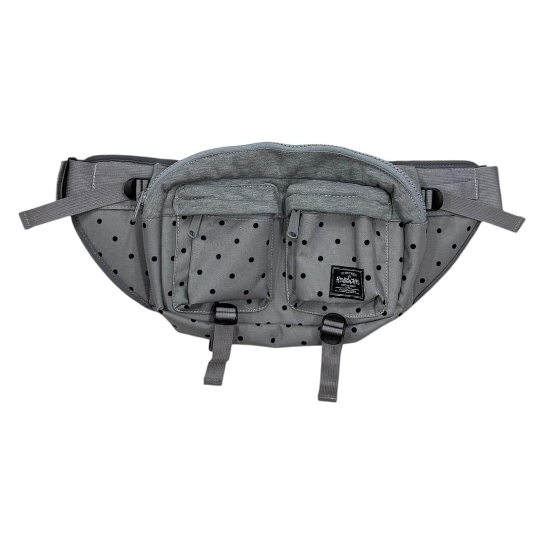 스투시 X 허쉘 도트 땡땡이 웨이스트백 힙색 가방 그레이 | 후루츠패밀리