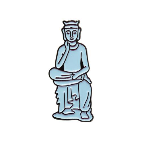 반가사유상뱃지(천청색)