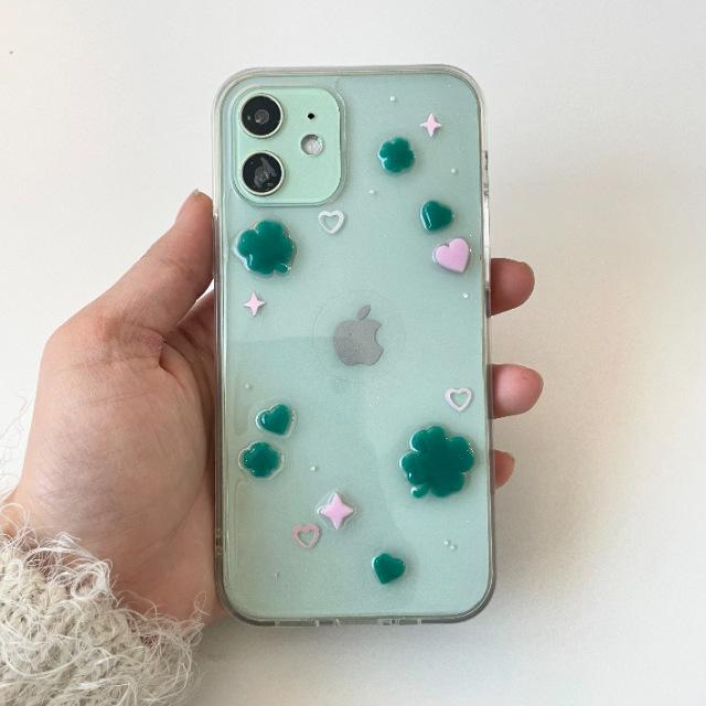 heart clover phonecase