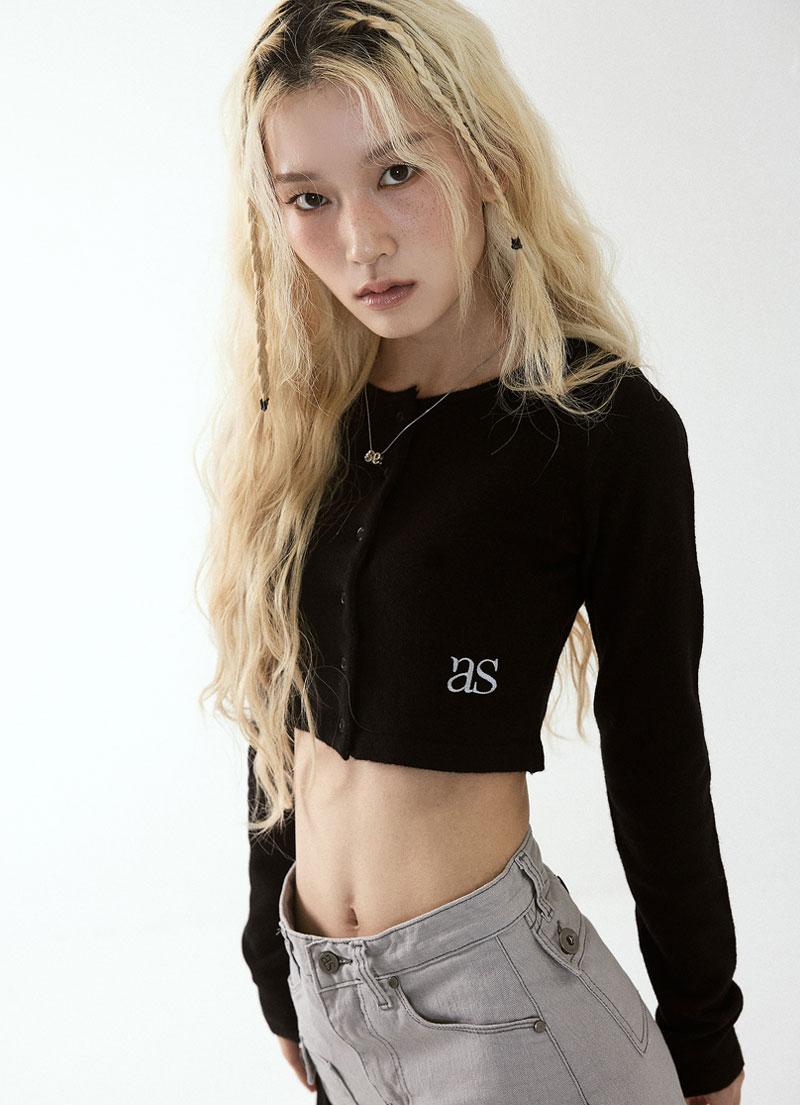 REESE WOOL CARDIGAN / BLACK