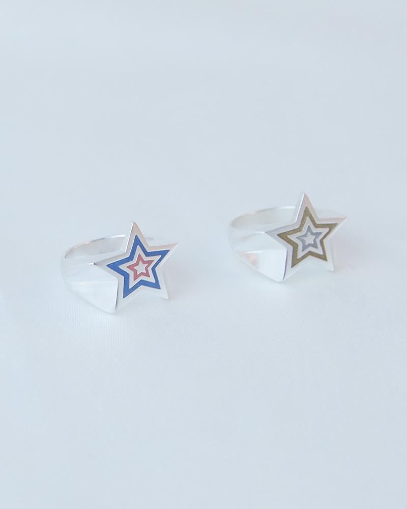 twin star bold ring color