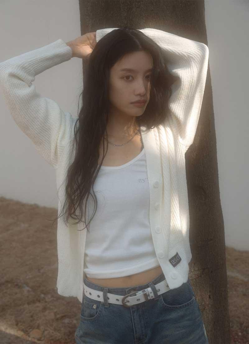 BAILEY SUMMER CARDIGAN / IVORY