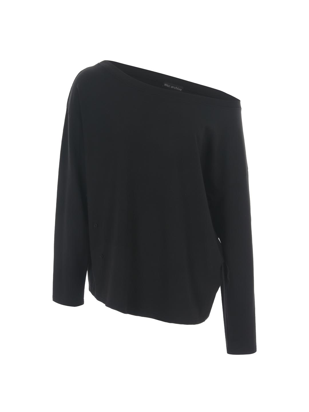 Recycle one- shoulder Tee 001