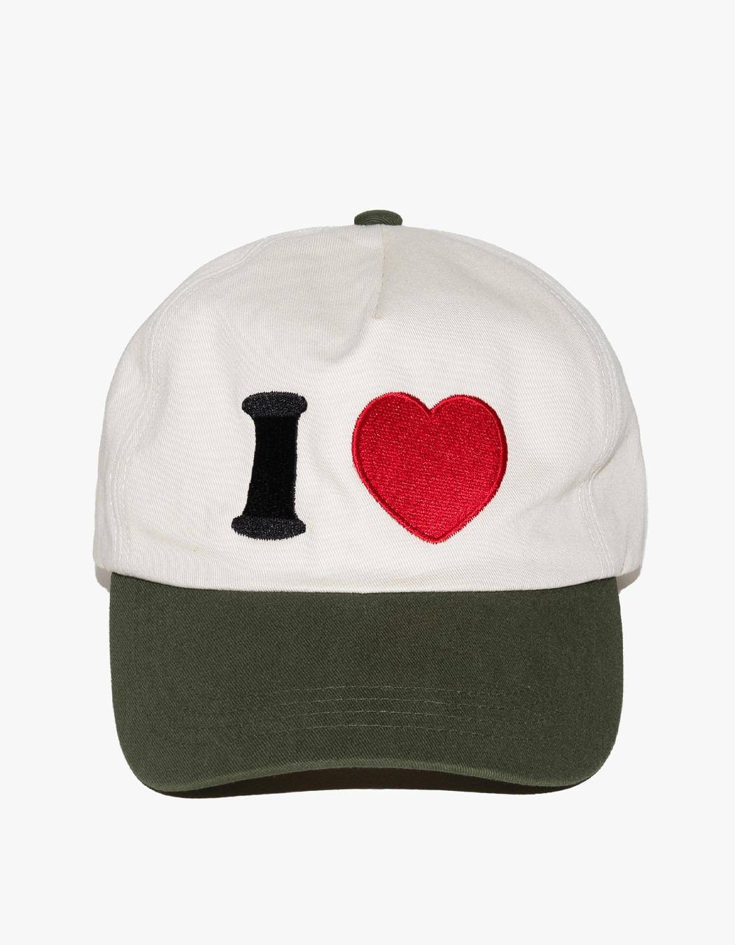 [5/31 순차배송] I Love Webhouse Cap - Cream/Khaki