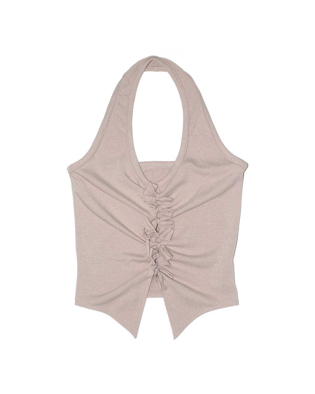 Knotted Halter-neck Top 003