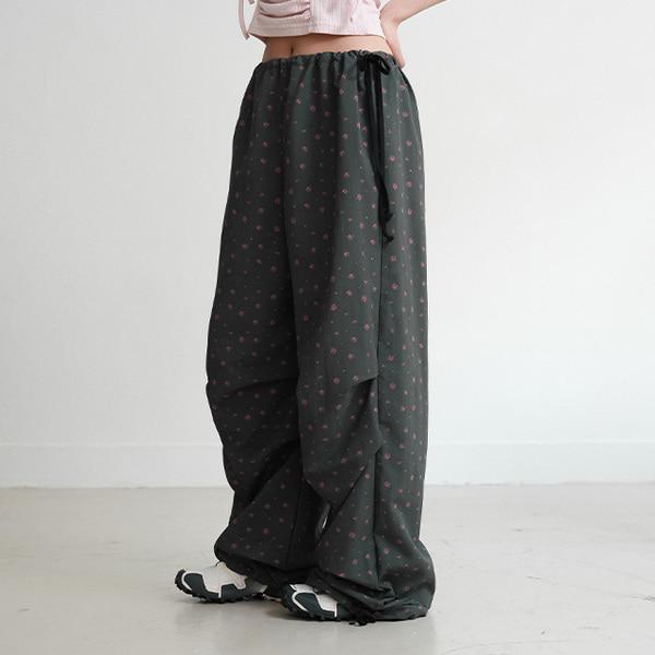 로이피 플라워 와이드팬츠