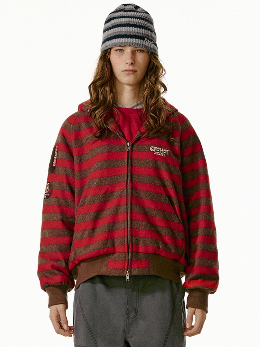 Static Sound Varsity Jacket Red