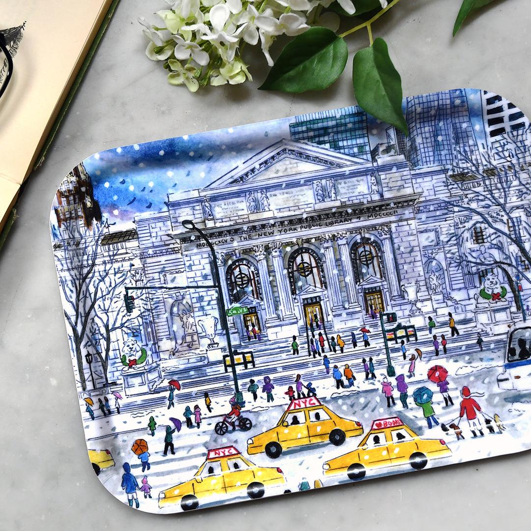 NYPL Michael Storrings Winter Tray