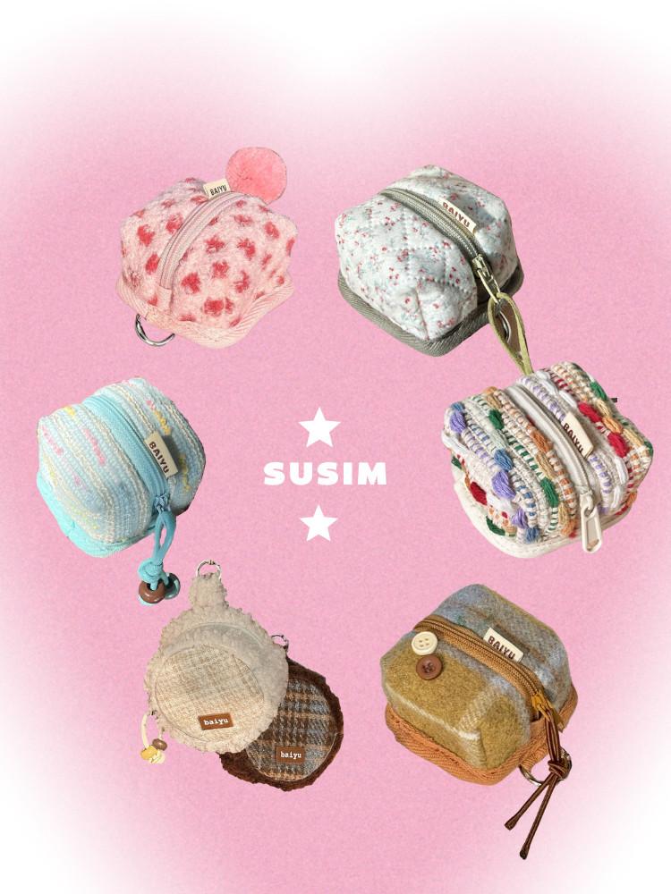 수심 Teddy Furry Case(8 Type) 테디 푸리 에어팟 케이스 털 부클 겨울