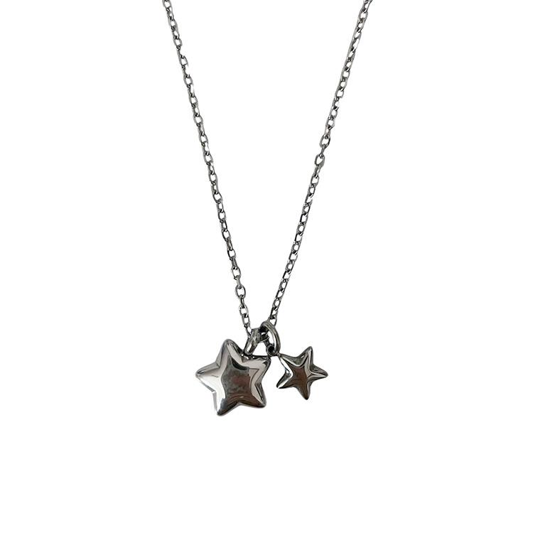 Two Stars Necklace