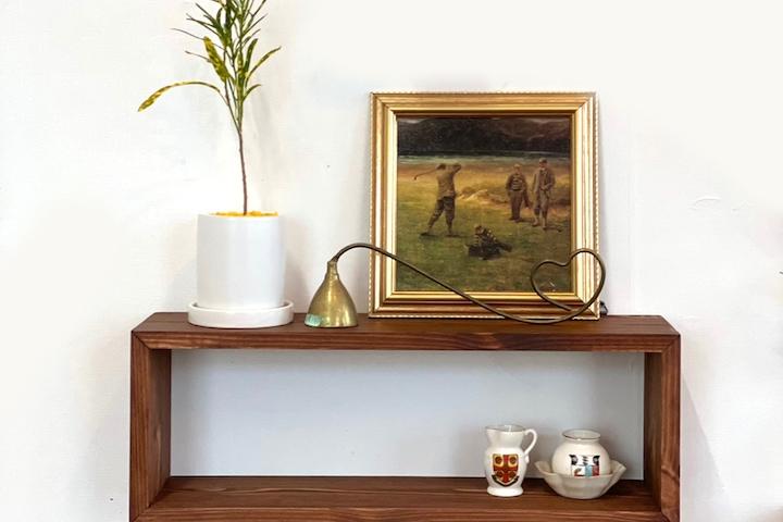 사각벽선반 우드 직사각선반