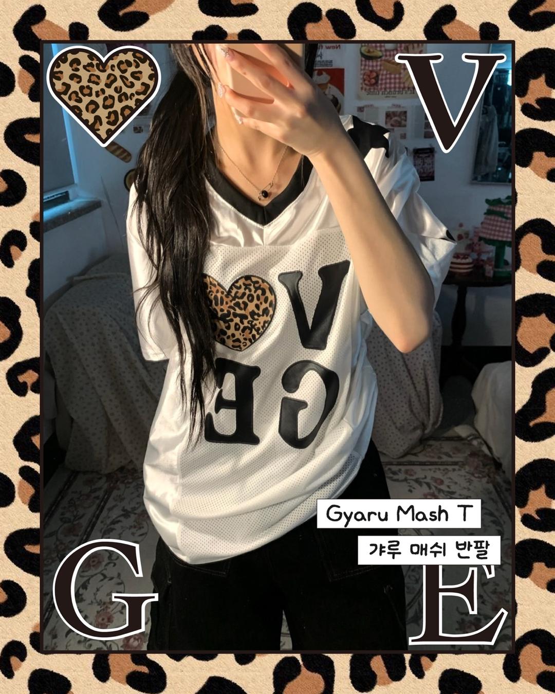 갸루 매쉬 반팔