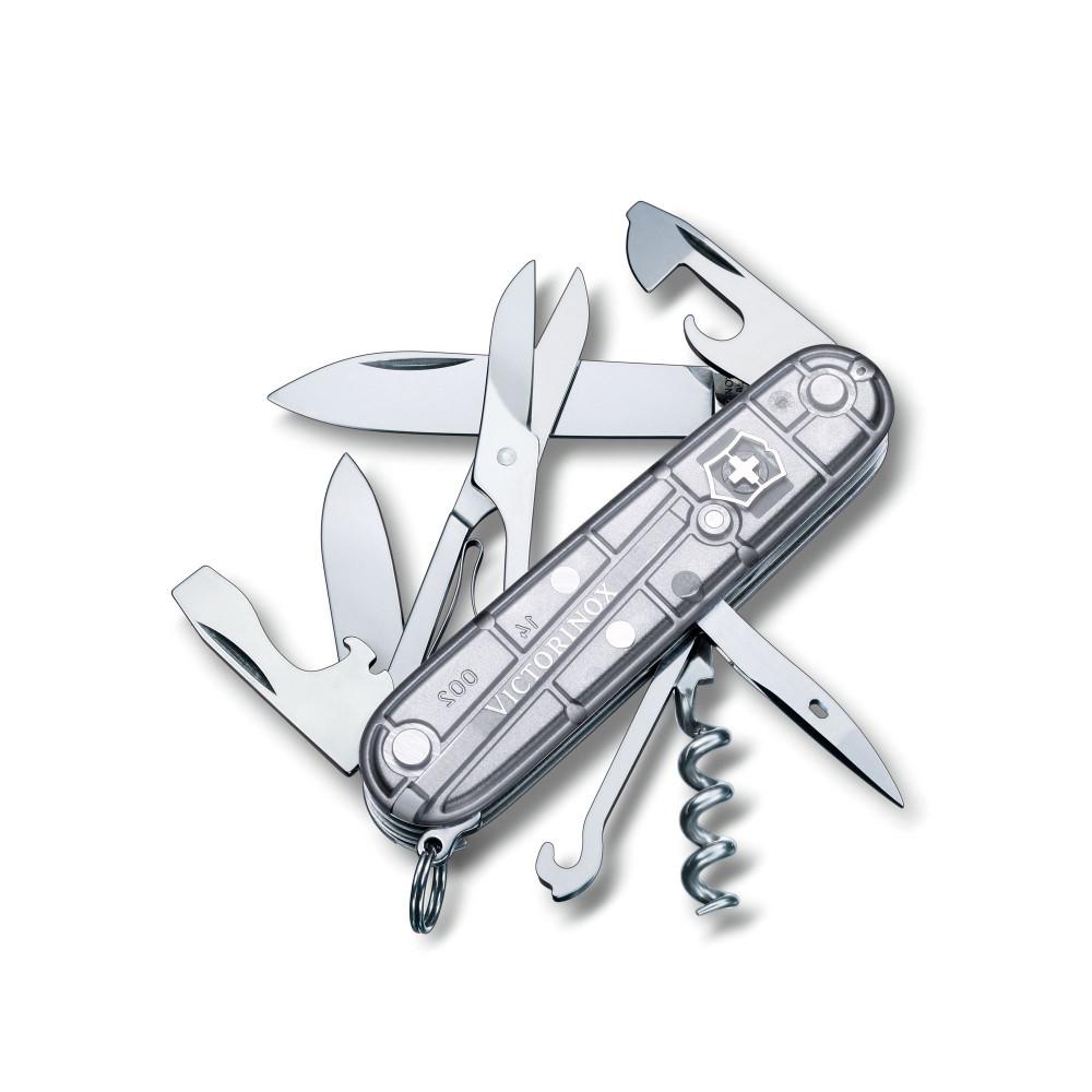[빅토리녹스][공식] 클라이머 미디움 포켓 스위스 아미 나이프 실버 테크 1.3703.T7