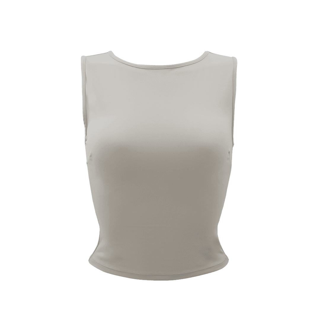 Boat Neck Top Bone