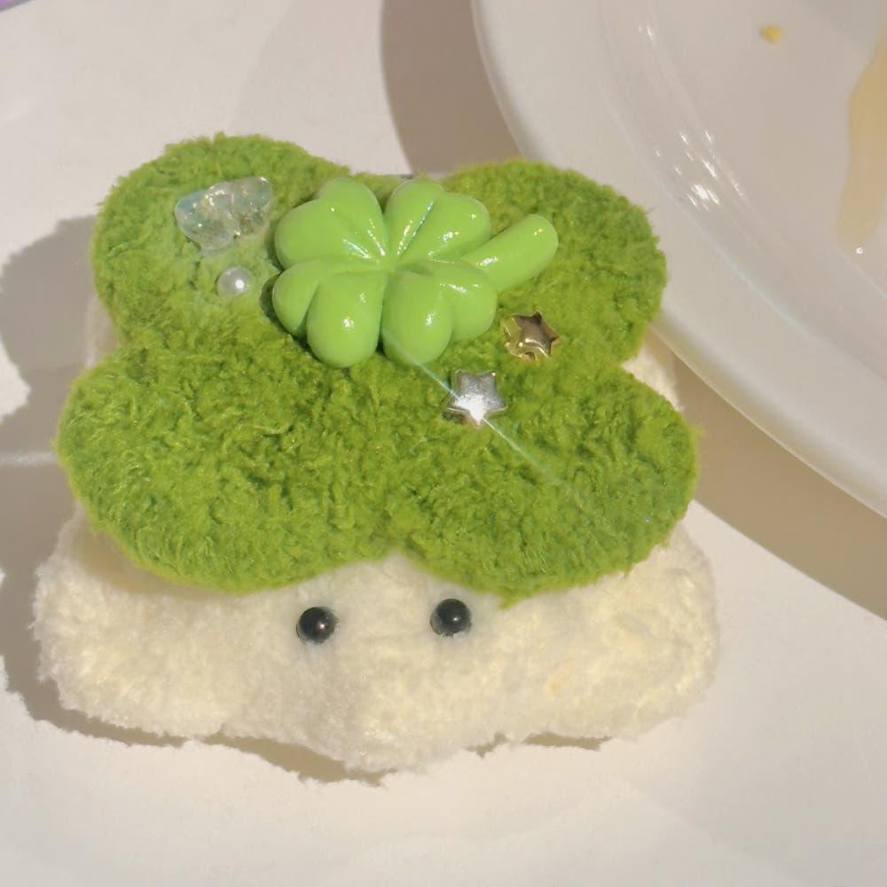 행운 네잎클로버 거북이 모루인형 (주문제작)