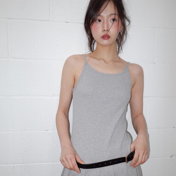 [9차 2/14출고] PLEATS MINI ONE-PIECE (GREY)