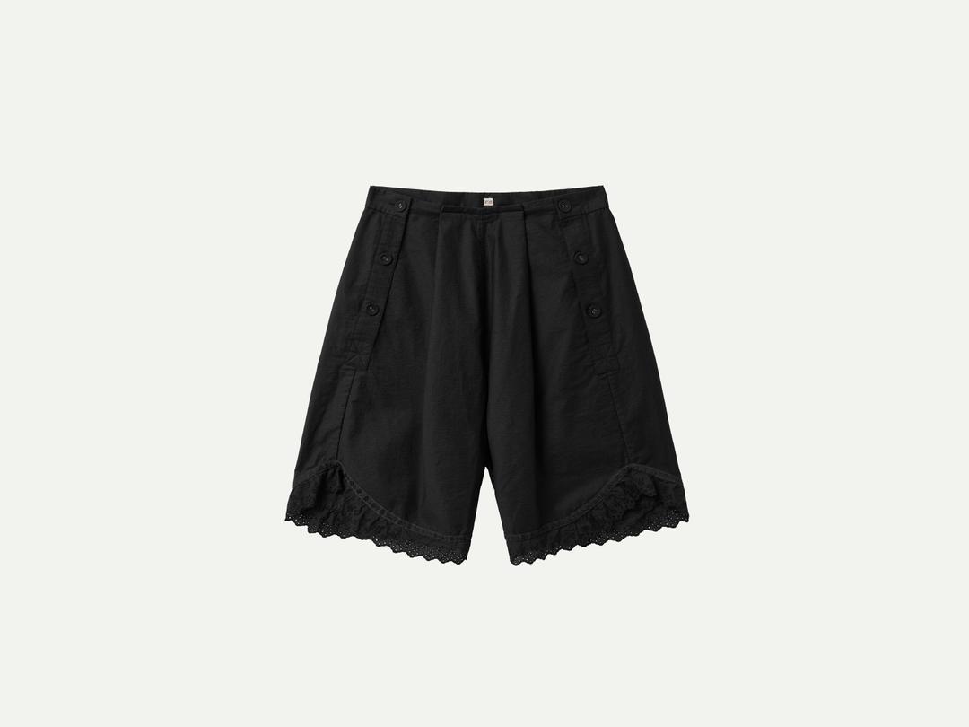 Via Eden cotton shorts (Black)