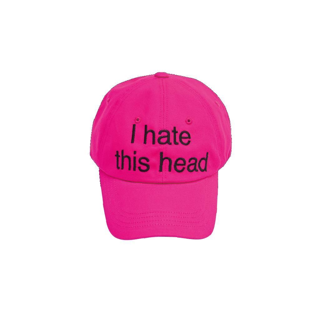 [CRAPPYROOM] I HATE THIS HEAD BALL CAP (HOT PINK)