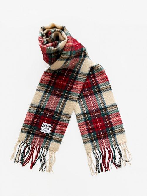 애프터눈라이브(AFTERNOONLIVE)  Wool Muffler (90s Tartan Check / The Colors of Christmas) - 사이즈 & 후기 | 무신사