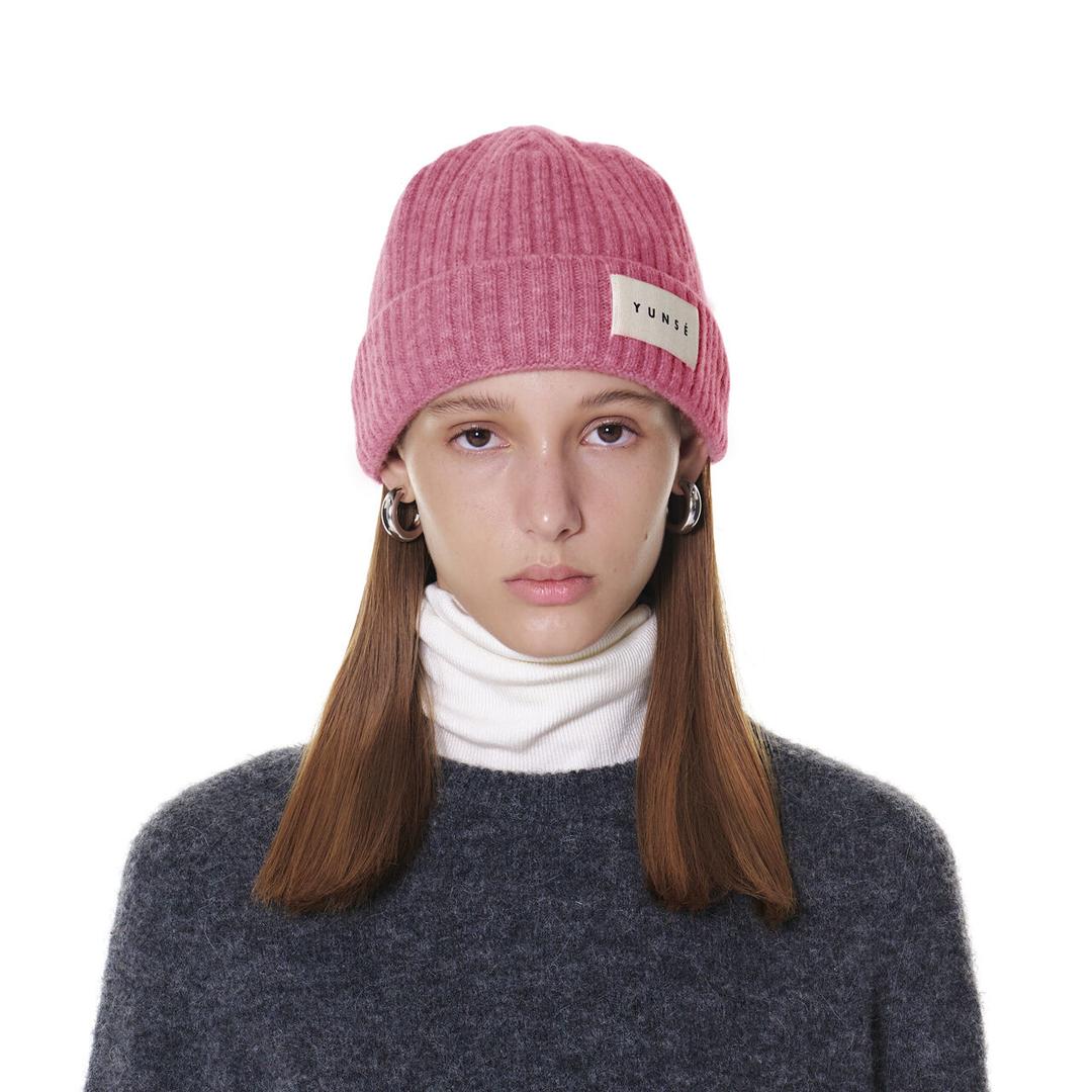 Yucca Beanie (Melange Pink)
