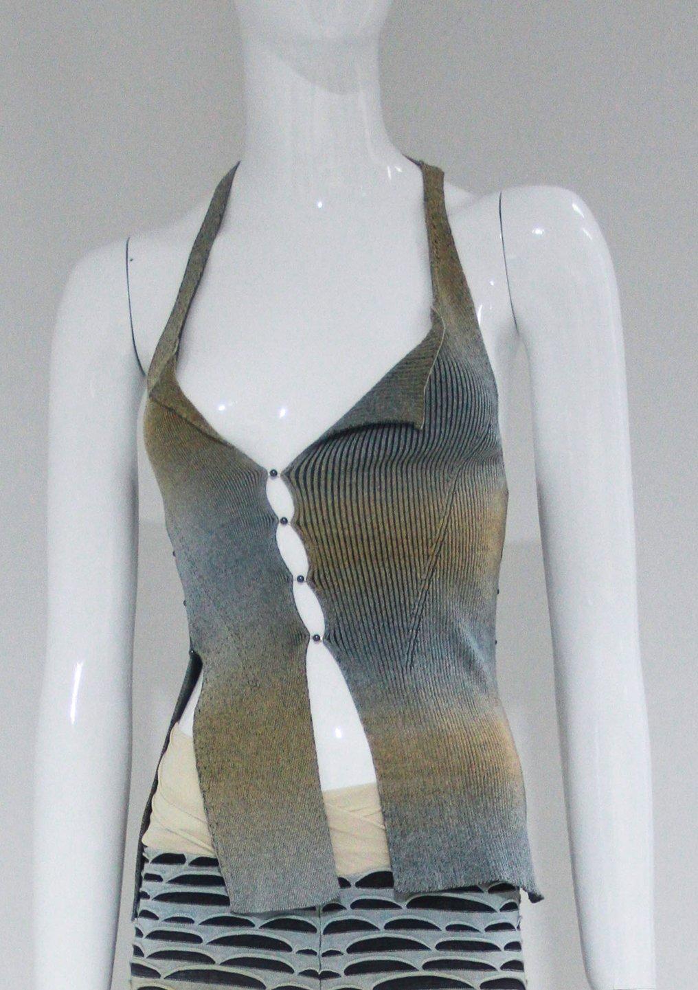 SS23 Space-dye rib tank top — Rui