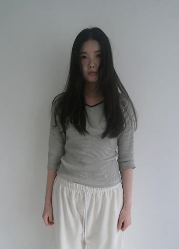 쿼터 스트라이프 티 (2c)