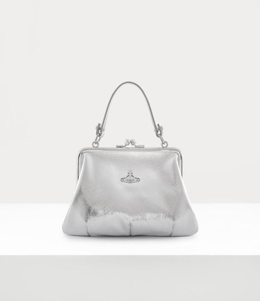 비비안웨스트우드 그래니 실버 프레임 펄스 토트백