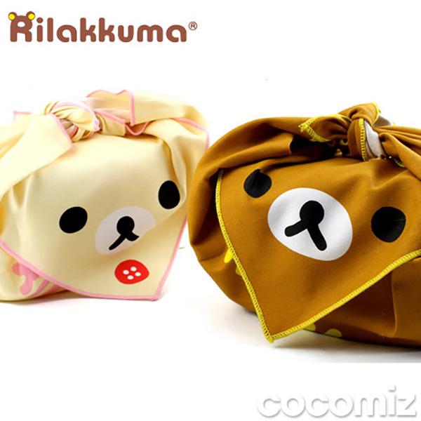 (일본)리락쿠마 얼굴 런치크로스(3type) 코리락쿠마,키이로이토리 도시락 매트