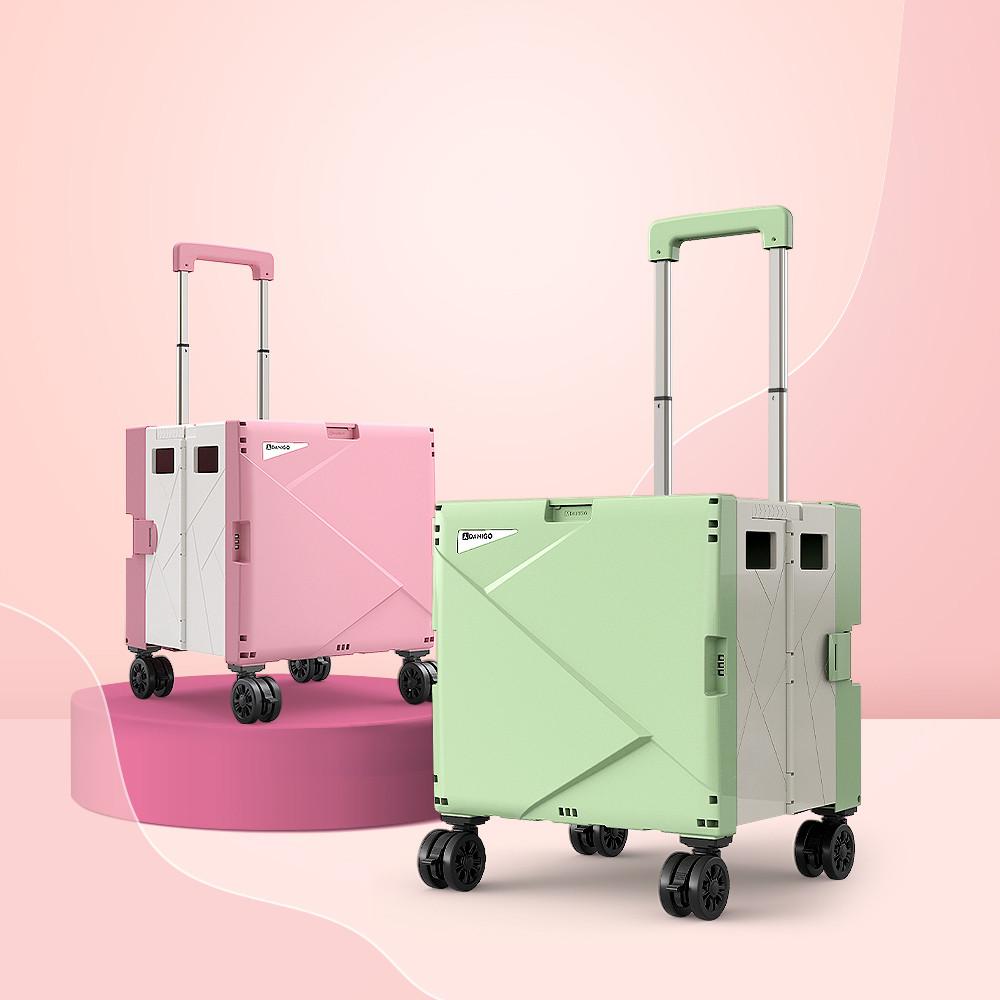 다니고 프리미엄 접이식 장바구니 시장 쇼핑 핸드 캐리어 마트 폴딩 카트 중형