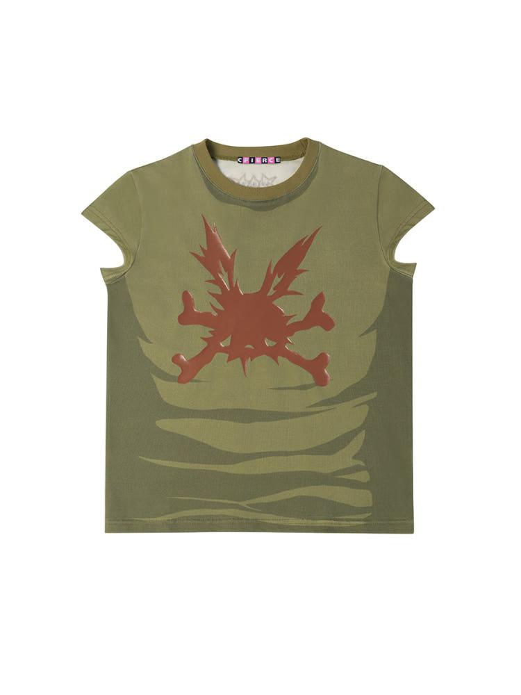 CFIERCE 씨피어스 스컬 래빗 티셔츠 SKULL RABBIT TSHIRT