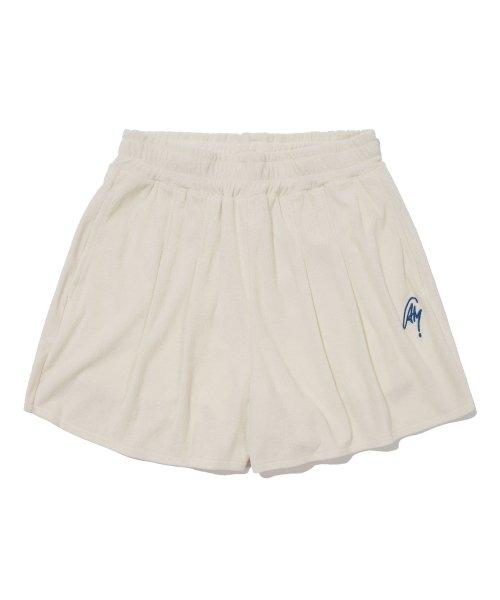 테리 플레어 쇼츠 라이트베이지