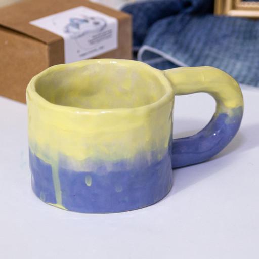 옐로우 멜팅 머그/컵